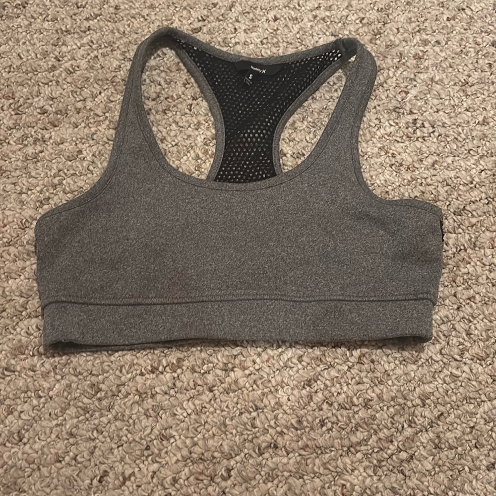 Grey sports bra Nike/ Hurley